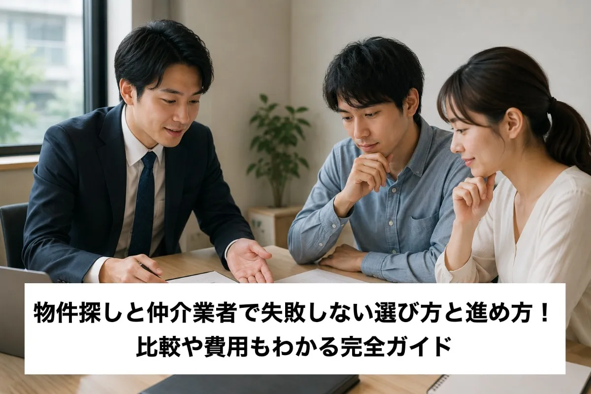 物件探しと仲介業者で失敗しない選び方と進め方!比較や費用もわかる完全ガイド